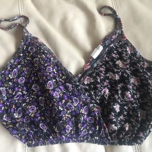 floral crop top